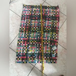 Karma Living decorative tape mat measuring tape floor mat ruler carpet rug new